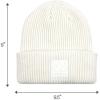 imageCC Unisex Winter Thick Knit Plain Cuff Skull Cap Beanie HatIvory