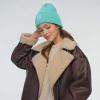 imageCC Unisex Winter Thick Knit Plain Cuff Skull Cap Beanie HatMint