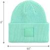 imageCC Unisex Winter Thick Knit Plain Cuff Skull Cap Beanie HatMint