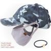 imageCC Washed Denim CrissCross Ponytail Cap Epoxy Button for face mask Face Mask not Included BT799Blue Camo