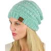 imageCC Womens Chenille Soft Warm Thick Knit Beanie Cap HatMint