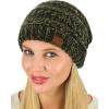 imageCC Womens Chenille Soft Warm Thick Knit Beanie Cap HatNew Olive