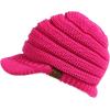 imageCC womens Visor Beanie Crisscrossneon Hot Pink