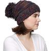 imageHatsandscarf CC Exclusives Unisex Oversized Slouchy Beanie with Pom HAT6242POM Black Multi Amazon