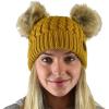Faux Fur Mustard