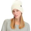 imageCC Beanie Mens and Womens Insulated Knit Cuffed BeanieIvory  Off White