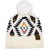 imageCC Fur Pom Winter Fall Trendy Chunky Stretchy Cable Knit Beanie HatAztec White