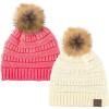 Ivory/Candy Pink