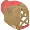 Criss Cross Distressed Coral