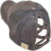 Criss Cross Distressed Gray