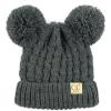 Yarn Pom Dark Melange Gray