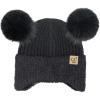 Double Pom - Black