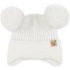 Double Pom - White