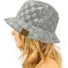 Terry Cloth Checkered Gray