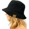 Terry Cloth Solid Black