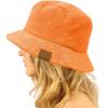 Terry Cloth Solid Orange Sorbet