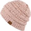 imageCC Unisex Ribbed Confetti Knit Beanie HAT33Indi Pink