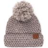 Waffle Knit Light Melange Gray