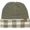 Buffalo Plaid Dk. Melange Gray/White