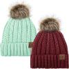 Burgundy/Mint