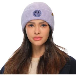 imageCC American Flag Rhinestone Beanie for Women Unisex  Sustainable Recycled Yarn Stretchable Soft Warm Knit Winter Skully HatSmilelavender