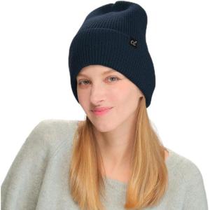 imageCC Beanie Mens and Womens Insulated Knit Cuffed BeanieNavy Blue