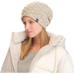 imageCC Beanie Thick Fuzzy Fleece Lined Knit BeanieBeige