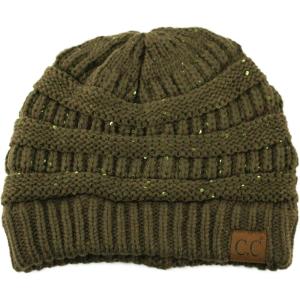 imageCC Classic Winter Fall Trendy Chunky Stretchy Cable Knit Beanie HatSequins New Olive
