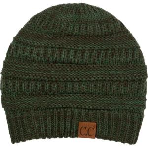 imageCC Exclusives Cable Knit Beanie2 Tone Olive