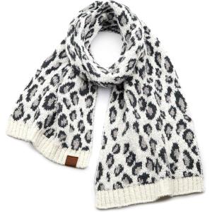 imageCC Exclusives Soft Beanie hat with Leopard Pattern and Fur PomHAT7001SF7001Ivoryknit