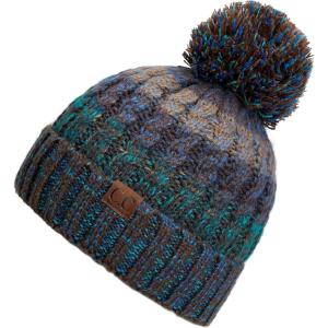 imageCC Exclusives Womens Winter Seed Stitched Confetti Pom Beanie Hat HAT1816HAT2214HAT2085HAT3841Hatteal