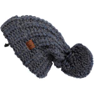 imageCC Exclusives Womens Winter Seed Stitched Confetti Pom Beanie Hat HAT1816HAT2214HAT2085HAT3841Indigo