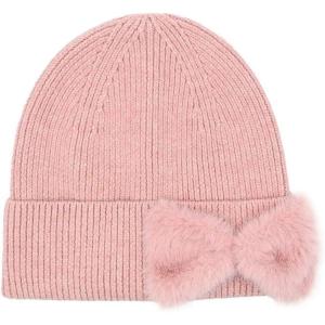 imageCC Faux Fur Bow Winter Beanie for WomenRose
