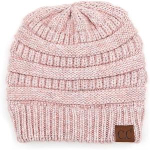 imageCC Hatsandscarf CC Exclusives Solid Color Beanie Tail HatYarnrose Mix