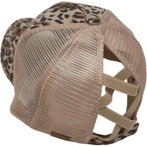 imageCC Kids 25 Ponytail Messy Buns Ponycaps Baseball Visor Cap HatBeige