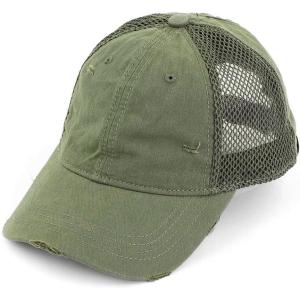 imageCC Pony Cap for WomenSolid Cottonolive