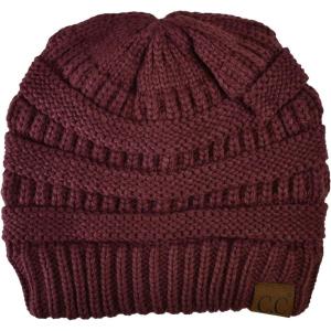 imageCC Trendy Warm Chunky Soft Stretch Cable Knit BeanieMonaco
