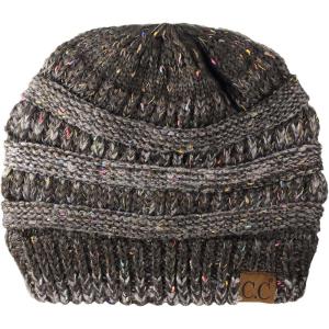 imageCC Trendy Warm Chunky Soft Stretch Cable Knit BeanieOmbre Brown
