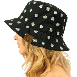 imageCC Unisex Packable Bucket Sun Beach Pool Fisherman HatBlack