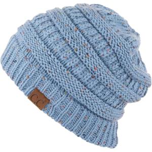 imageCC Unisex Ribbed Confetti Knit Beanie HAT33Denimconfetti