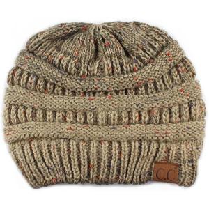 imageCC Unisex Ribbed Confetti Knit Beanie HAT33Sage Ombre