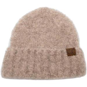 imageCC Unisex Warm Soft Recycled Yarn Skully BeanieBlended Beige