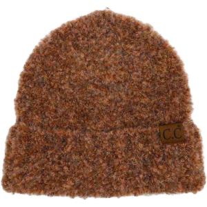 imageCC Unisex Warm Soft Recycled Yarn Skully BeanieBlended Rust