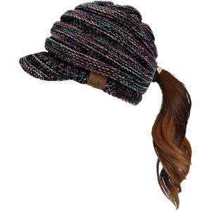imageCC womens Visor Beanie Crisscrossblack Multi