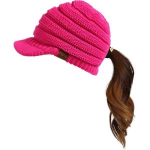 imageCC womens Visor Beanie Crisscrossneon Hot Pink