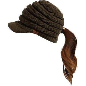 imageCC womens Visor Beanie Crisscrossnew Olive