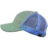 imageCC 80s Multicolor Front Panel Mesh Back Adjustable Precurved Baseball Cap HatLight Blue