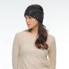 imageCC All Over Clear Sequin Headwrap for Women  Stretchable Soft Warm Knit Winter Headband Ear Warmer Ear Muffs LilacClear Sequinblack
