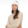 imageCC All Over Clear Sequin Headwrap for Women  Stretchable Soft Warm Knit Winter Headband Ear Warmer Ear Muffs LilacClear Sequinivory
