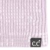 imageCC All Over Clear Sequin Headwrap for Women  Stretchable Soft Warm Knit Winter Headband Ear Warmer Ear Muffs LilacClear Sequinlilac